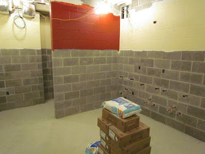 Bathroom ready for tile prep Bathroom ready for tile prep