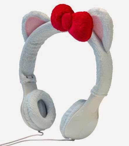  Hello Kitty Decal and Headphones Kit for iPhone, iPad and Android Smart Phones.