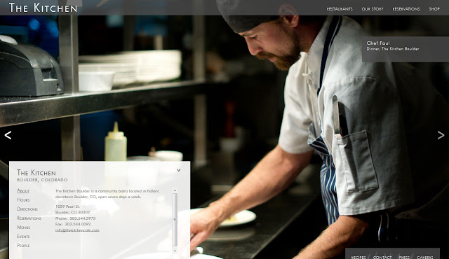 ＊餐廳官方網站也能那麼攝影味 The Kitchen Community Web Site 3