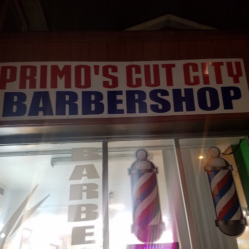 Primos Cut City Barbershop logo