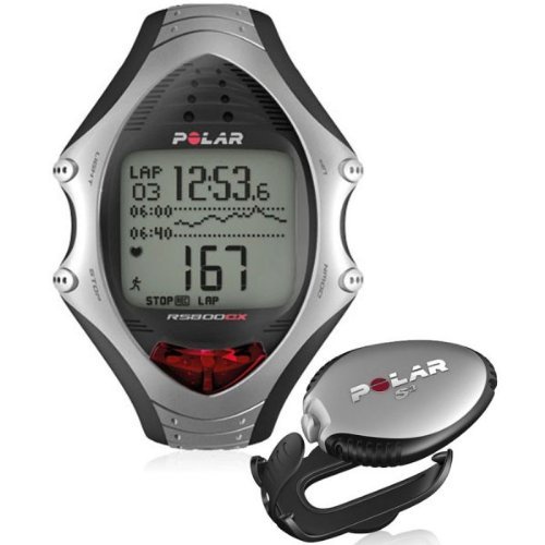 Polar RS800CX Run Heart Rate Monitor Watch - One - Black