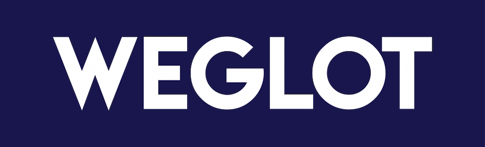 The white Weglot logo on a purple background.