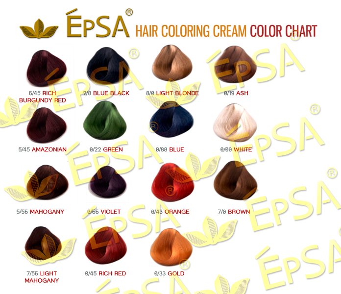 FOR EpSA HAIR COLORING CREAM & EpSA EXCELLENCE SET HAIR COLOR THESE ... FOR EpSA HAIR COLORING CREAM & EpSA EXCELLENCE SET HAIR COLOR THESE ...