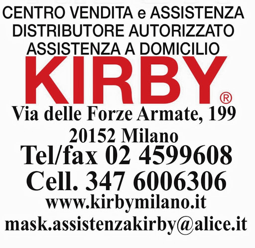 Kirby A Milano Distributore Ufficiale Autorizzato logo