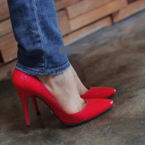 Womens Plain Pointy Toe Stiletto Heels Pumps Shoes 1jO | eBay