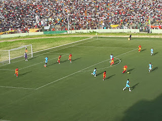 Le match entre Sanga Balende et Recreativo d'Angola dimanche 1er mars au stade Tata Raphaël. Radio Okapi/Ph. Caniche Mukongo