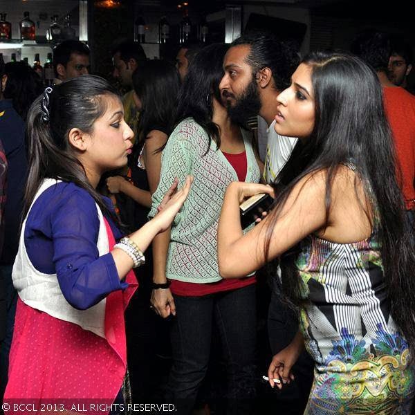 Ankita and Joyeeta during a party at Underground. 
