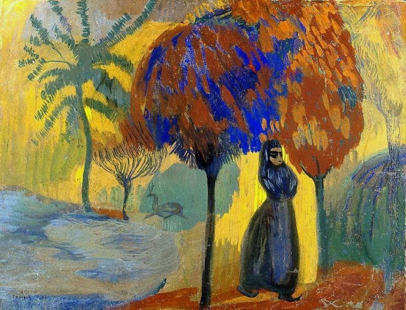 Martiros Saryan - Under the trees, 1907