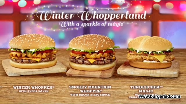 Burger King Winter Whopper with Curry Sauce