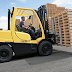 Xe nâng hàng 4 tấn 5tấn dầu Diesel HYSTER