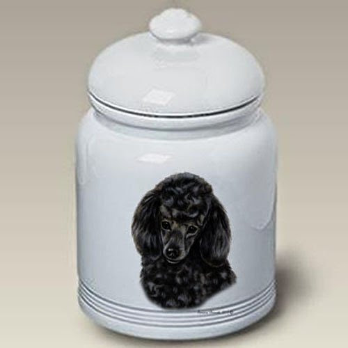  Poodle Black - Tamara Burnett Treat Jars