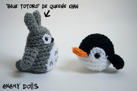 Pingüino llavero patrón amigurumi gratis - Enemy Dolls
