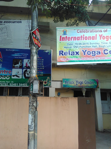 Relax Yoga Center, 1-8-724/2/5, Veg Market Road, Nallakunta, Hyderabad, Telangana 500044, India, Sports_Center, state TS