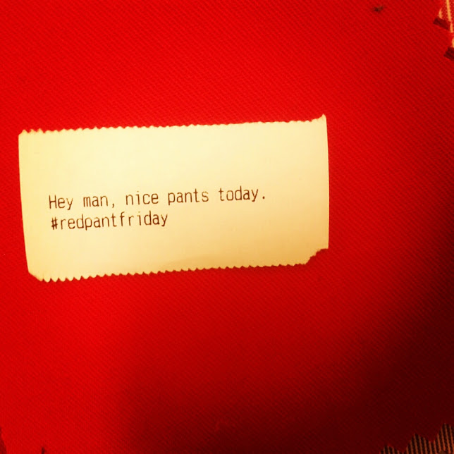 #RedPantsFriday: Make Your Pants Famous