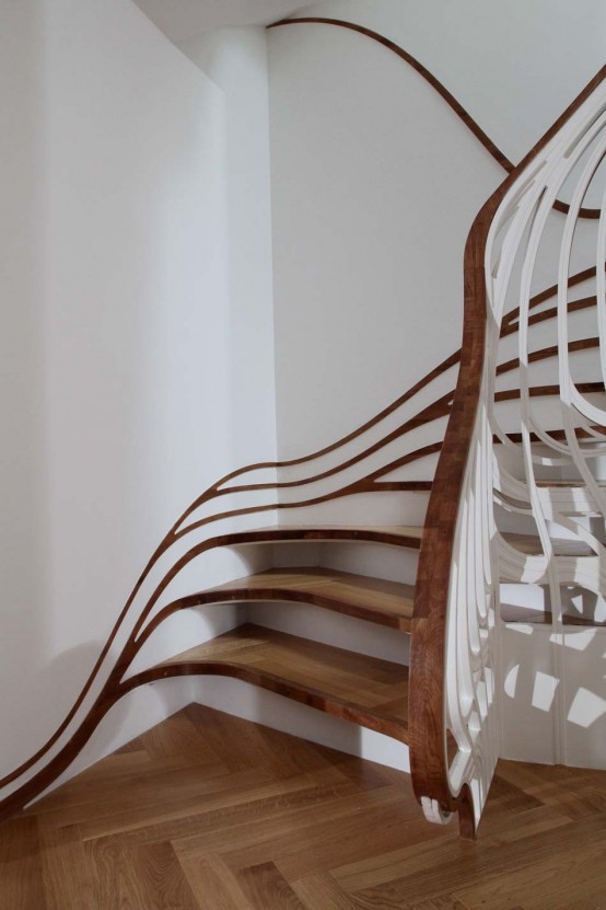 Todas decoracion de la casa: escaleras curvas de diseño insólito Ideas Curvas Escalera