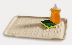  Rubbermaid Bisque Large Drain-Away Tray