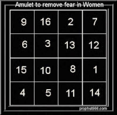 Amulet To Remove Fear In Women