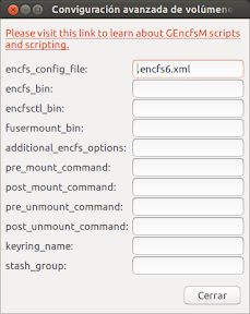 Gestión de directorios cifrados con Gnome Encfs Manager