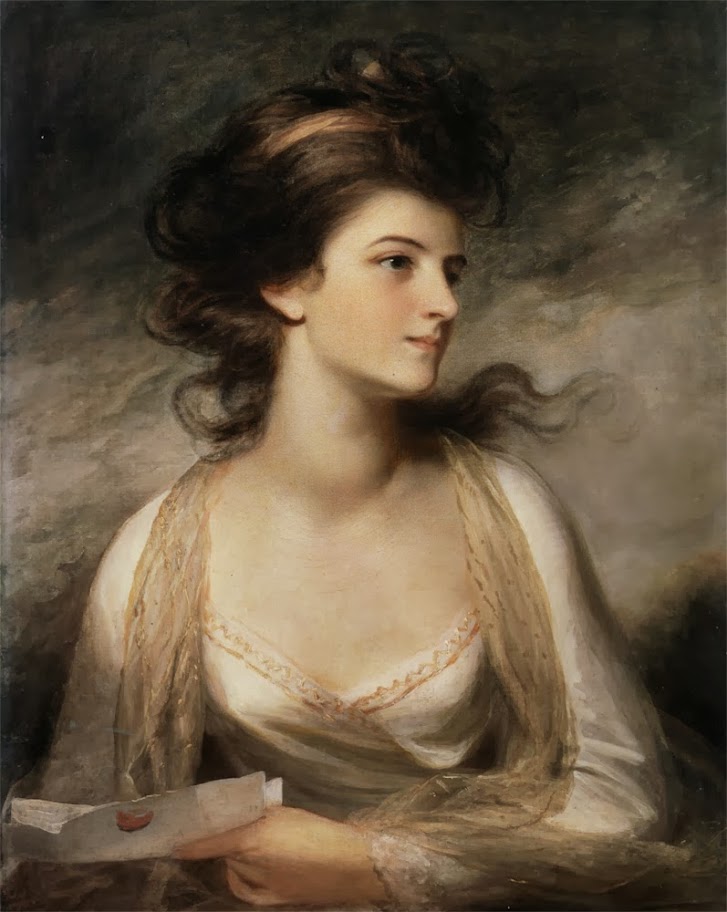 John Hoppner - Portrait of a Lady as Evelina