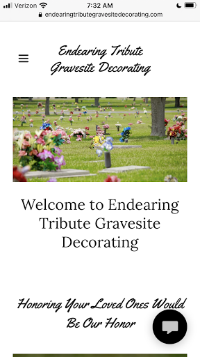 Endearing Tribute Gravesite Decorating Services logo
