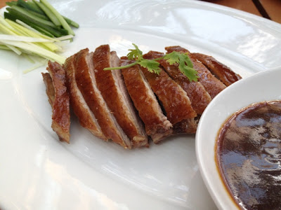 Roasted Duck at the Noodle House Restaurant 