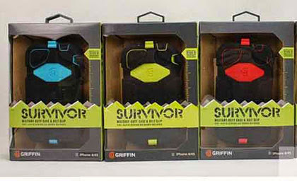 Housse Coque Protection Intégrale Survivor Griffin iphone4s 5 Iphone-4-4S-Survivor-et-Krusell-NEUVES+24