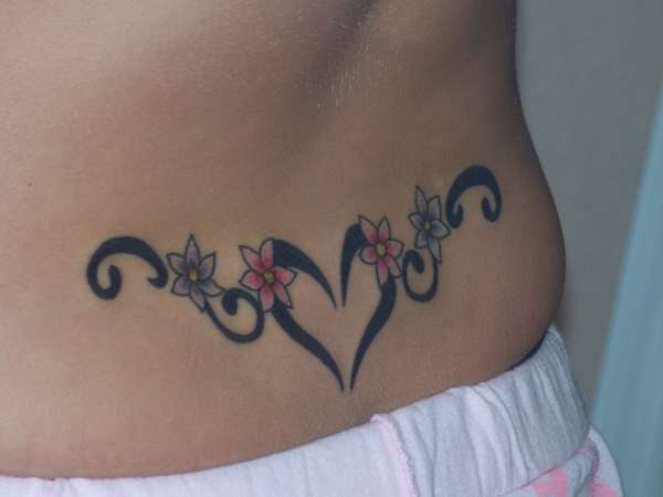 Lower Back Tattoos with Hearts