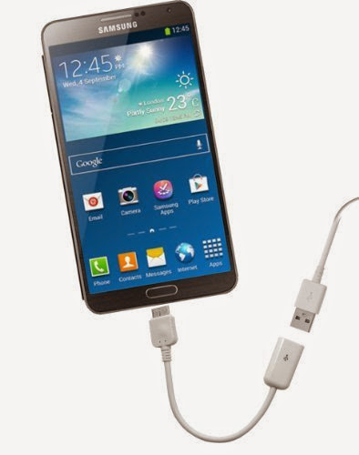  Micro USB OTG Host Cable to USB 2.0 Adapter for Samsung Galaxy Note3 (Galaxy Note 3)