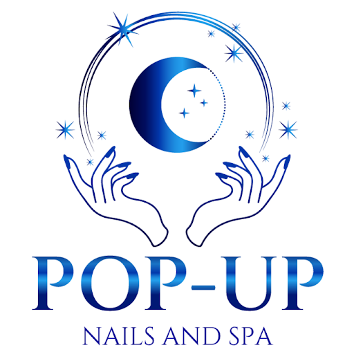 Pop-up nails and spa logo