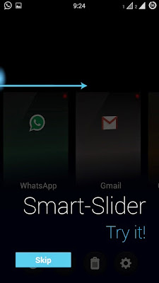 Using slider in F switcher