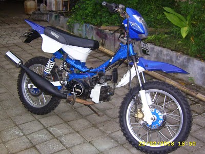 Modifikasi Motor Trail Yamaha Force 1