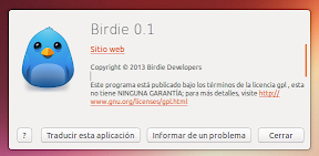 Birdie, Twitter en tu escritorio Ubuntu, sencillo, funcional