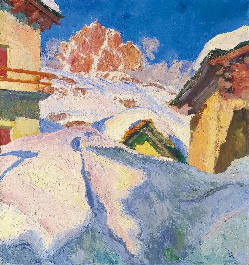 Giovanni Giacometti - Capolago in Winter