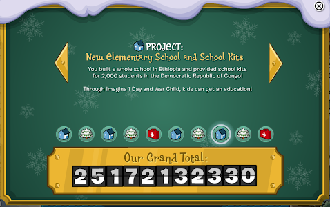 Club Penguin: Coins For Change 2013 Results
