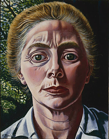 Charley Toorop - Self-portrait with Garden