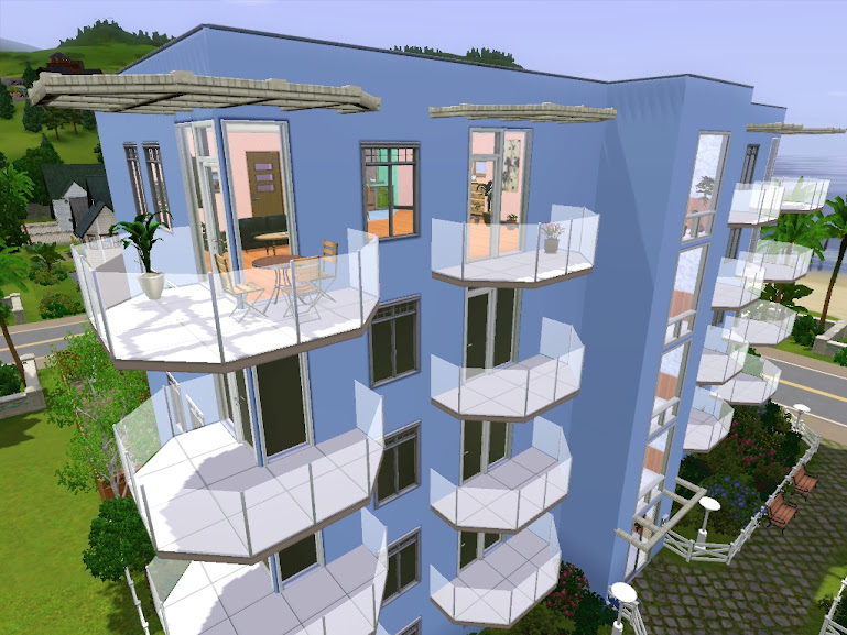 sims dels world sims3 apartamentowiec