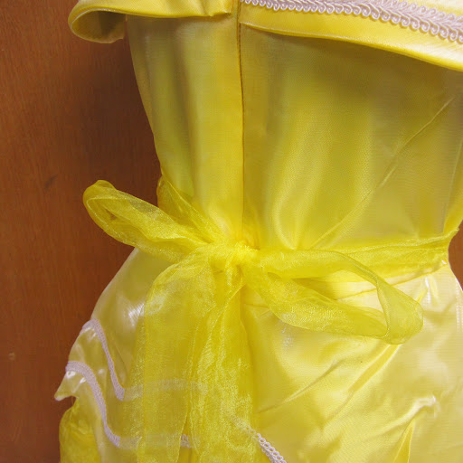 CP080604 Halloween Baby Girl Yellow Belle Princess Party Fancy Dress Costume 2 9