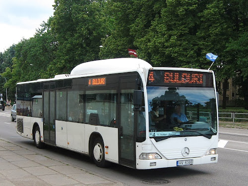 Gazodiesel CNG w autobusie. Mercedes Citaro - Jurnala, Łotwa