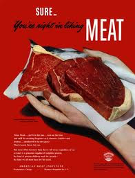 Một quảng cáo cho thịt đỏ