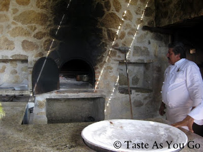 Wood-Burning Oven at Los Tamarindos in Los Cabos, Mexico - Photo by Taste As You Go
