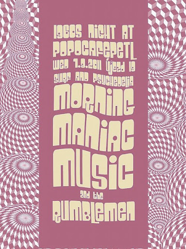 60's Night @ Popocafepetl: Surf & Psychedelia