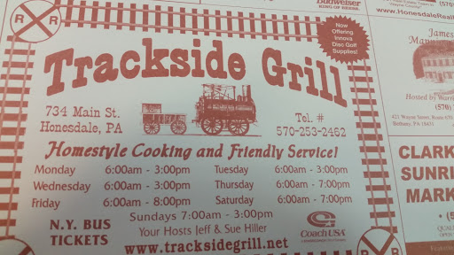 Diner «Trackside Grill», reviews and photos, 734 Main St, Honesdale, PA 18431, USA