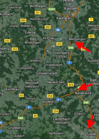 Partie du 8 novembre : la trouée de Fulda (3e conflit mondial) Fulda