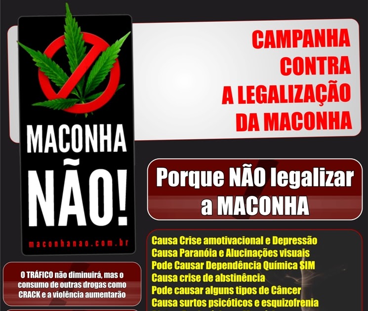 Campanha Contra A LegalizaÇÃo Da Maconha Campanha Contra AlegalizaÇÃo Da Maconha E Outras Drogas 