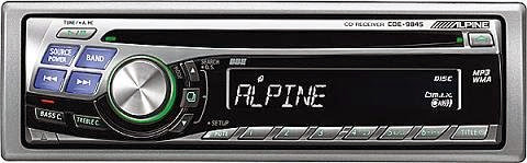  Alpine CDE-9845 MP3/WMA CD Receiver