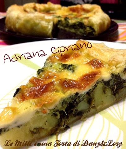 torta salata broccoletti e patate