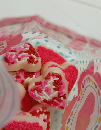 White Chocolate Candy Valentine Hearts are an easy Valentine's treat that you can make to keep or give as gifts. Only 2 ingredients and easy enough to make that your kiddos can help or make on their own!