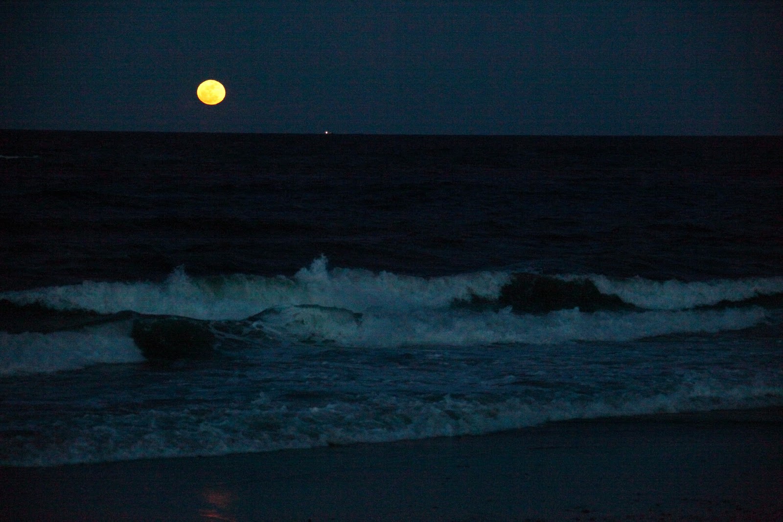 Family Portraits at Cape Cod Beaches: Full Moon Night at Nauset Beach