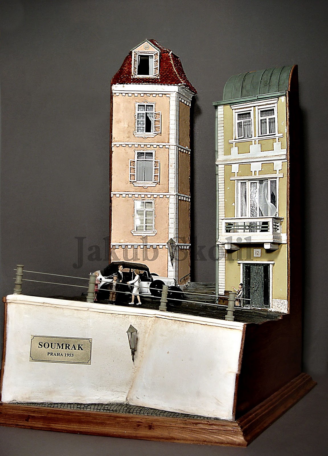 Jakub Skolil - diorama: Soumrak- Praha 1953