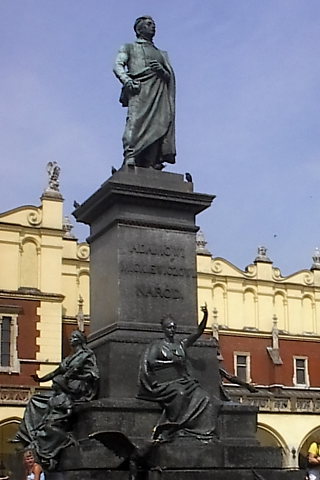 Pomnik Adama Mickiewicza, Kraków.